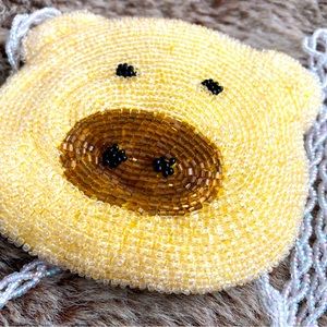 NWOT Joanna beaded mini crossbody purse 4.5” x 4”